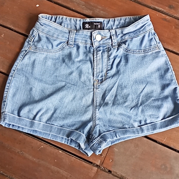 Jay Jays High Rise Denim Shorts Size 8 